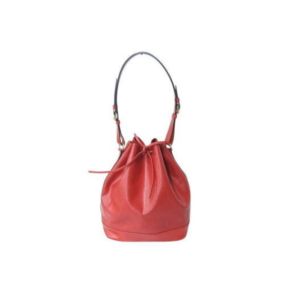 Louis Vuitton Noe Shoulder Bag Epi Leather Red Drawstring - Picture 1 of 9